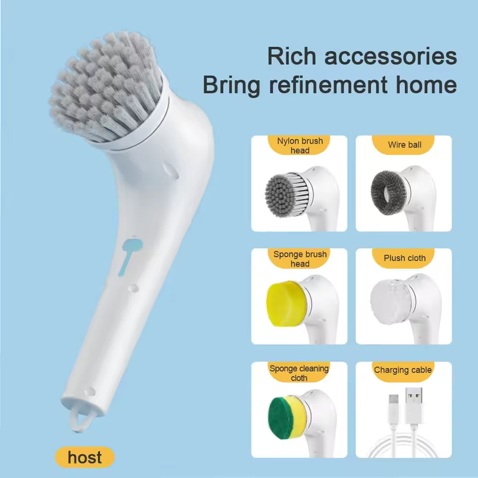 5 in 1 Multifunctional Electric Cleaning Brush