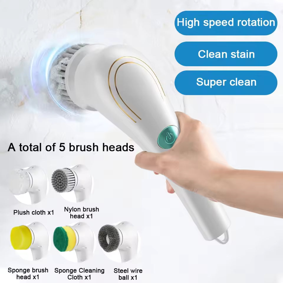 5 in 1 Multifunctional Electric Cleaning Brush