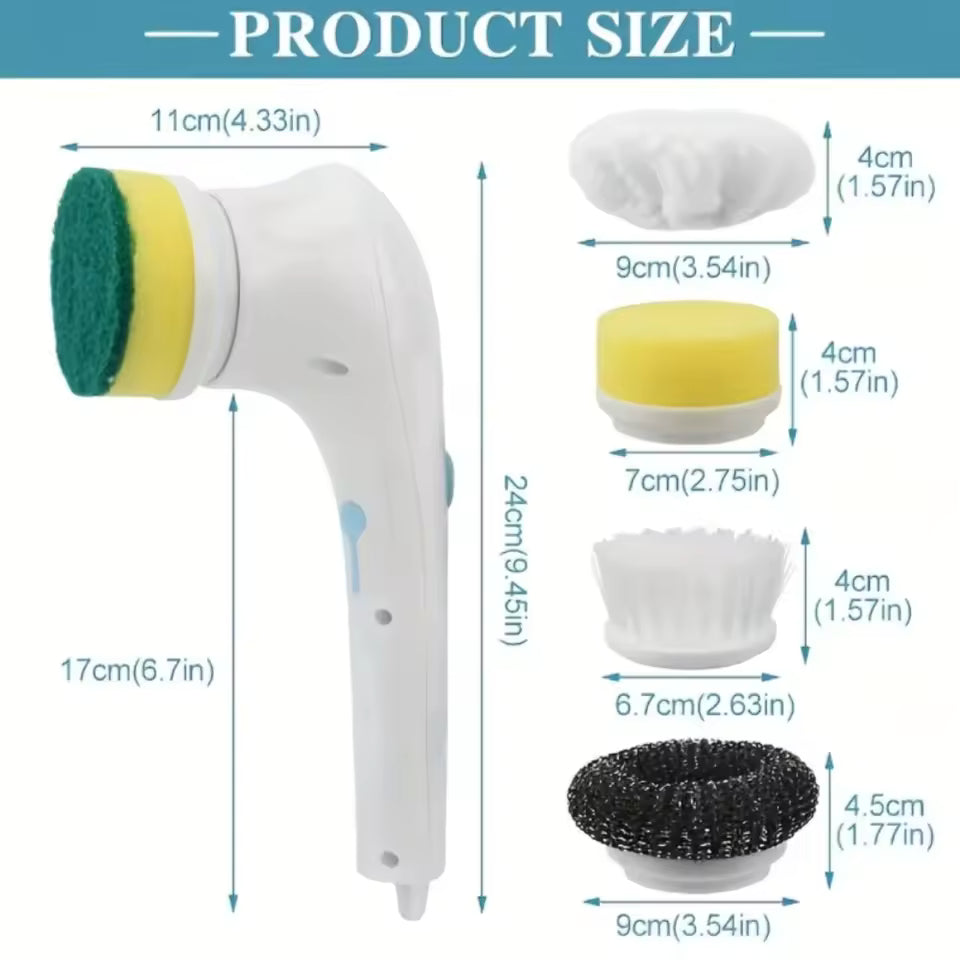 5 in 1 Multifunctional Electric Cleaning Brush