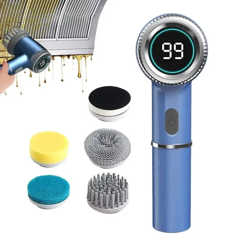 Revolutionize Your Cleaning Routine with the Zai Xiao Rechargeable Electric Cleaning Brush - Perfect for Bathrooms, Kitchens, and More!